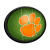 Clemson Tigers On the 50 - Oval Slimline Lighted Wall Sign