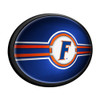 Florida Gators F - Oval Slimline Lighted Wall Sign