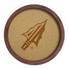 Florida State Seminoles Arrowhead - Faux Barrel Framed Cork Board - Monochrome Logo | The Fan-Brand | NCFSSM-632-02B Florida State Seminoles Arrowhead - Faux Barrel Framed Cork Board - Monochrome Logo | The Fan-Brand | NCFSSM-632-02B