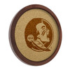 Florida State Seminoles Faux Barrel Framed Cork Board - Monochrome Logo