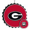 Georgia Bulldogs Bottle Cap Dangler - Red | The Fan-Brand | NCGEOR-220-01B