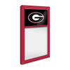 Georgia Bulldogs Dry Erase Note Board - Red Frame / Black