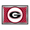 Georgia Bulldogs Team Spirit - Framed Mirrored Wall Sign - Red | The Fan-Brand | NCGEOR-265-02B