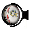 Georgia Tech Yellow Jackets Baseball - Round Rotating Lighted Wall Sign