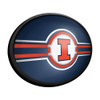 Illinois Fighting Illini Oval Slimline Lighted Wall Sign - Blue Illinois Fighting Illini Oval Slimline Lighted Wall Sign - Blue