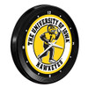 Iowa Hawkeyes Herky - Ribbed Frame Wall Clock