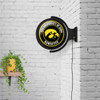 Iowa Hawkeyes Original Round Rotating Lighted Wall Sign
