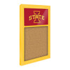 Iowa State Cyclones Cork Noteboard - Gold Frame