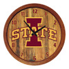Iowa State Cyclones Faux Barrel Top Wall Clock | The Fan-Brand | NCIOST-560-01 Iowa State Cyclones Faux Barrel Top Wall Clock | The Fan-Brand | NCIOST-560-01