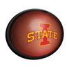 Iowa State Cyclones Pigskin - Oval Slimline Lighted Wall Sign Iowa State Cyclones Pigskin - Oval Slimline Lighted Wall Sign