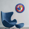 Kansas Jayhawks Bottle Cap Wall Sign