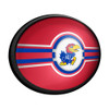 Kansas Jayhawks Oval Slimline Lighted Wall Sign - Red Kansas Jayhawks Oval Slimline Lighted Wall Sign - Red