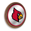 Louisville Cardinals Faux Barrel Top Mirrored Wall Sign