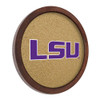 LSU Tigers Faux Barrel Framed Cork Board - Color Logo LSU Tigers Faux Barrel Framed Cork Board - Color Logo