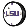 LSU Tigers Retro Lighted Wall Clock LSU Tigers Retro Lighted Wall Clock