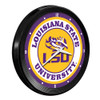 LSU Tigers Ribbed Frame Wall Clock