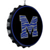 Memphis Tigers Striped M - Bottle Cap Dangler