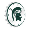 Michigan State Spartans Bottle Cap Wall Clock Michigan State Spartans Bottle Cap Wall Clock