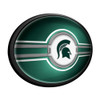 Michigan State Spartans Oval Slimline Lighted Wall Sign Michigan State Spartans Oval Slimline Lighted Wall Sign