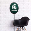 Michigan State Spartans Oval Slimline Lighted Wall Sign 2