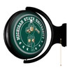 Michigan State Spartans Sparty - Original Round Rotating Lighted Wall Sign