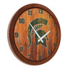Michigan State Spartans Weathered Faux Barrel Top Wall Clock