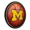 Michigan Wolverines Basketball - Modern Disc Wall Sign Michigan Wolverines Basketball - Modern Disc Wall Sign