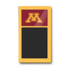 Minnesota Golden Gophers Chalk Noteboard - Gold Frame / Maroon | The Fan-Brand | NCMINN-620-01A