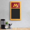 Minnesota Golden Gophers Chalk Noteboard - Gold Frame / Maroon