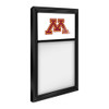Minnesota Golden Gophers Dry Erase Noteboard - Black Frame / White Minnesota Golden Gophers Dry Erase Noteboard - Black Frame / White