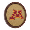 Minnesota Golden Gophers Faux Barrel Framed Cork Board - Color Logo Minnesota Golden Gophers Faux Barrel Framed Cork Board - Color Logo