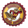 Minnesota Golden Gophers Goldy - Bottle Cap Wall Sign - Maroon | The Fan-Brand | NCMINN-210-02A Minnesota Golden Gophers Goldy - Bottle Cap Wall Sign - Maroon | The Fan-Brand | NCMINN-210-02A