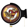 Minnesota Golden Gophers Goldy - Original Round Rotating Lighted Wall Sign | The Fan-Brand | NCMINN-115-02