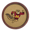 Minnesota Golden Gophers Mascot - Faux Barrel Framed Cork Board | The Fan-Brand | NCMINN-632-02