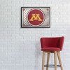 Minnesota Golden Gophers Team Spirit - Framed Mirrored Wall Sign - Mirrored
