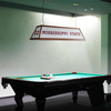 Mississippi State Bulldogs Premium Wood Pool Table Light - Silver / Logo