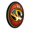 Missouri Tigers Basketball - Round Slimline Lighted Wall Sign