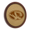 Missouri Tigers Faux Barrel Framed Cork Board - Monochrome Logo
