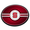 NC State Wolfpack Oval Slimline Lighted Wall Sign | The Fan-Brand | NCNCST-140-01 NC State Wolfpack Oval Slimline Lighted Wall Sign | The Fan-Brand | NCNCST-140-01