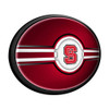 NC State Wolfpack Oval Slimline Lighted Wall Sign NC State Wolfpack Oval Slimline Lighted Wall Sign