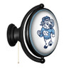 North Carolina Tar Heels Mascot - Original Oval Rotating Lighted Wall Sign - White