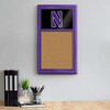 Northwestern Wildcats Cork Note Board - Black / Purple Frame Northwestern Wildcats Cork Note Board - Black / Purple Frame