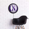 Northwestern Wildcats Round Slimline Lighted Wall Sign Northwestern Wildcats Round Slimline Lighted Wall Sign