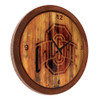 Ohio State Buckeyes Branded Faux Barrel Top Wall Clock Ohio State Buckeyes Branded Faux Barrel Top Wall Clock