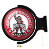 Ohio State Buckeyes Brutus - Original Round Rotating Lighted Wall Sign | The Fan-Brand | NCOHST-115-02