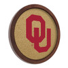 Oklahoma Sooners Faux Barrel Framed Cork Board - Color Logo Oklahoma Sooners Faux Barrel Framed Cork Board - Color Logo