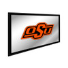 Oklahoma State Cowboys Framed Mirrored Wall Sign - Black Edge Oklahoma State Cowboys Framed Mirrored Wall Sign - Black Edge