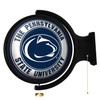 Penn State Nittany Lions Original Round Rotating Lighted Wall Sign - White / Blue | The Fan-Brand | NCPNST-115-01B