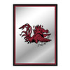 South Carolina Gamecocks Mascot - Framed Mirrored Wall Sign | The Fan-Brand | NCSCGC-275-01