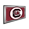 South Carolina Gamecocks Team Spirit - Framed Mirrored Wall Sign - Garnet